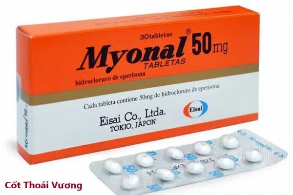Thuốc Myonal (Eperisone Hydroclorid 50mg) là thuốc giãn cơ phổ biến